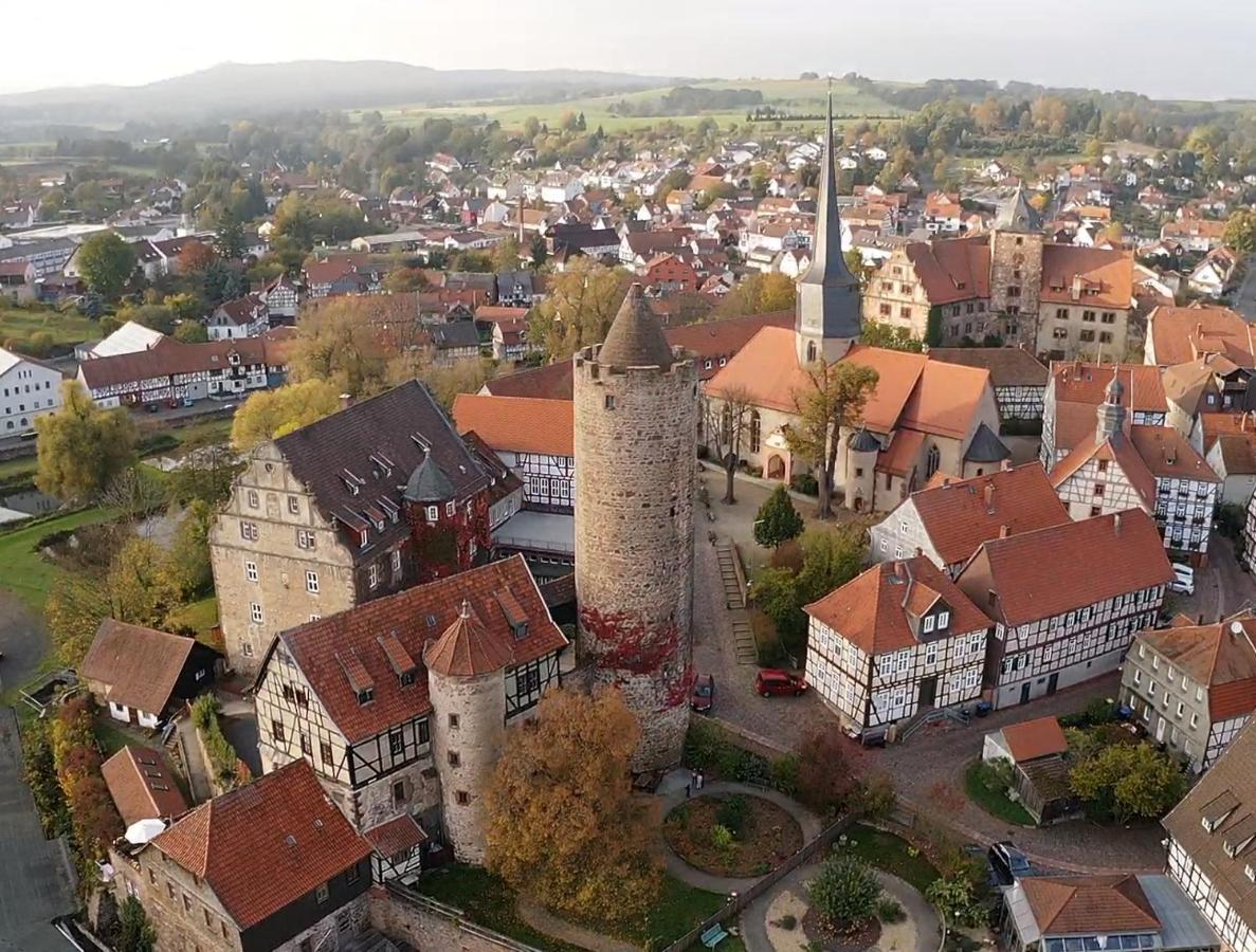 Alte Foersterei - Elegantes Apartment In Der Historischen Hinterburg Schlitz - Nahe Fulda Und Bad Hersfeld Esterno foto