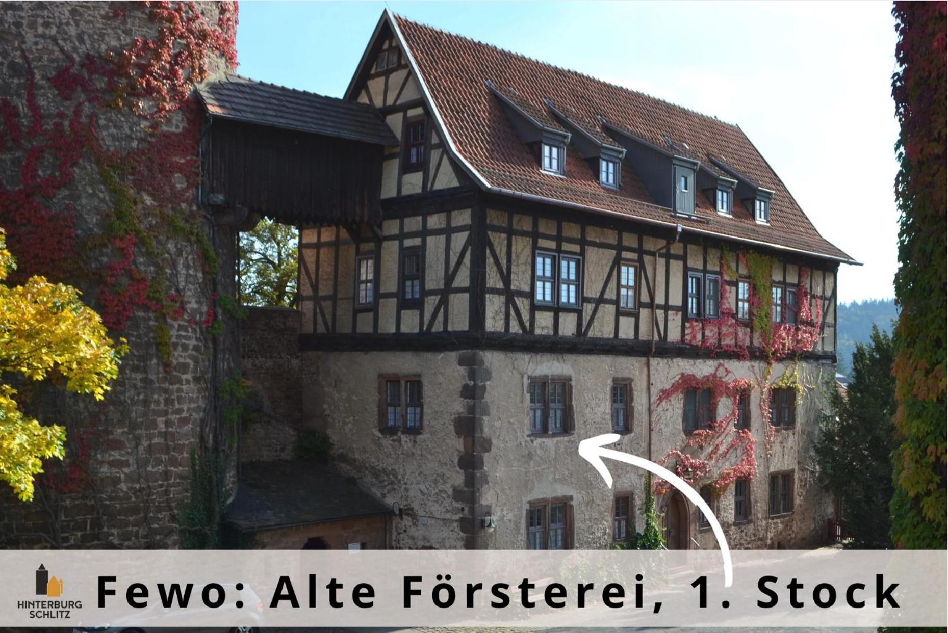 Alte Foersterei - Elegantes Apartment In Der Historischen Hinterburg Schlitz - Nahe Fulda Und Bad Hersfeld Esterno foto